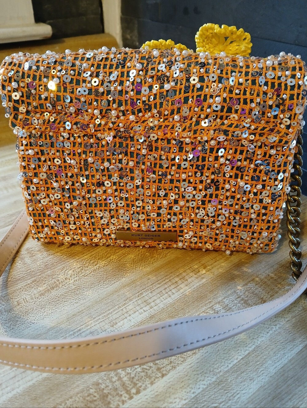 Kurt Geiger NWT Kensington Shoulder/Clutch Bag & Kurt Cabana Dustbag - Picture 5 of 10